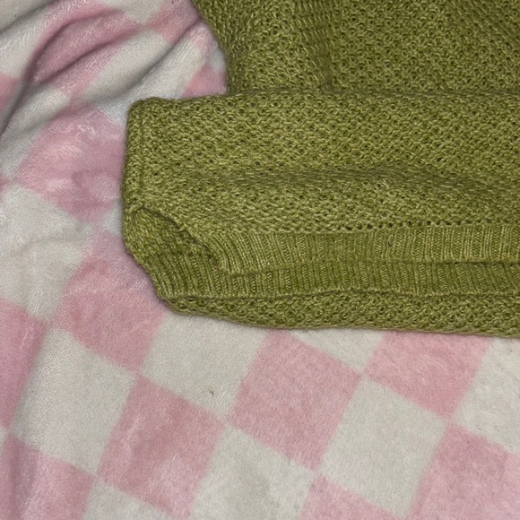 Christopher & Banks Light Green V-Neck Sweater - Picture 8 of 9